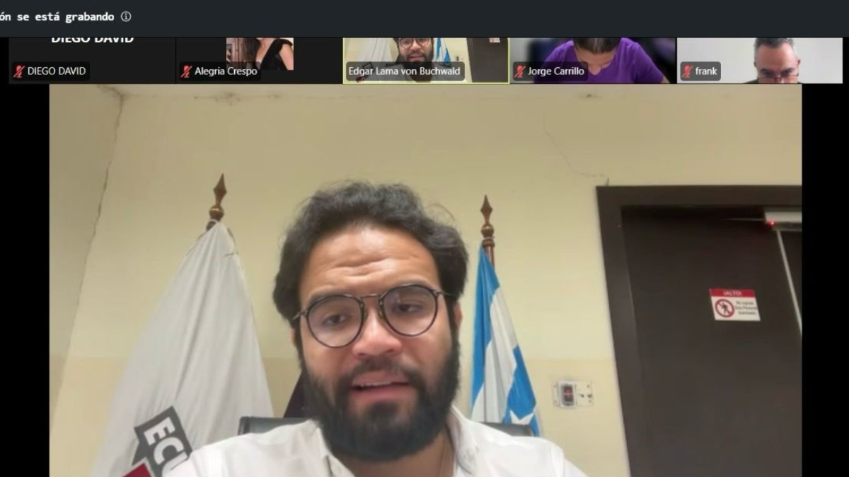 Édgar José Lama fue parte de la reunión del COE Nacional, este 2 de mayo del 2025.