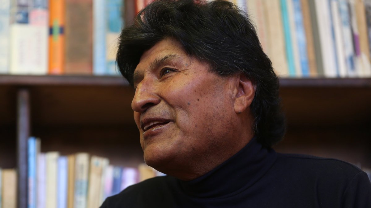 Fotografía de archivo, tomada el 21 de septiembre de 2024, del expresidente de Bolivia Evo Morales (2006-2019), durante una entrevista con EFE, en Calamarca.