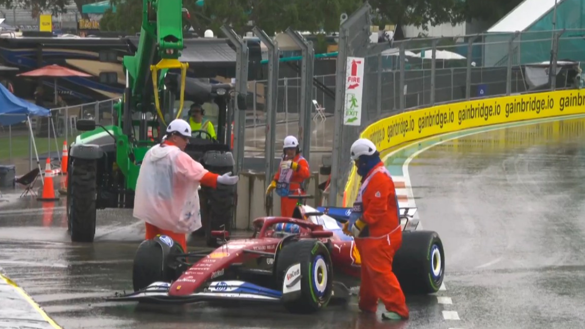Accidente de Charlie Leclerc en  la Sprint en Miami.