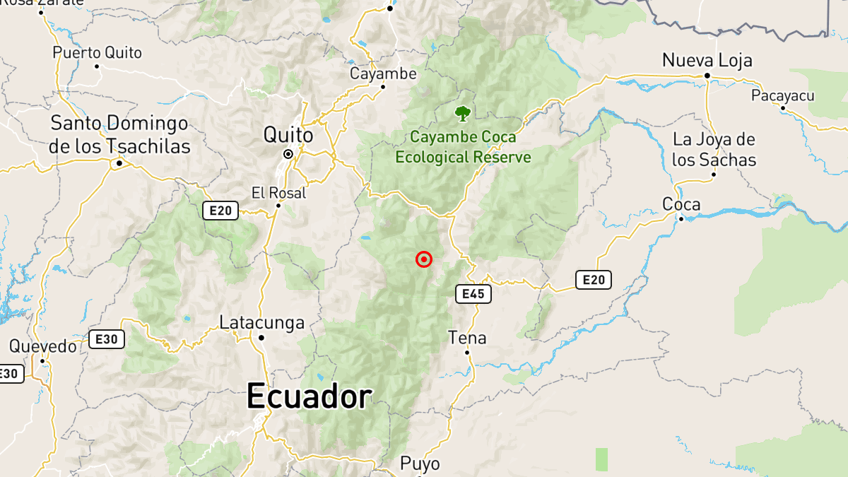 Temblor en Ecuador este 3 de mayo.