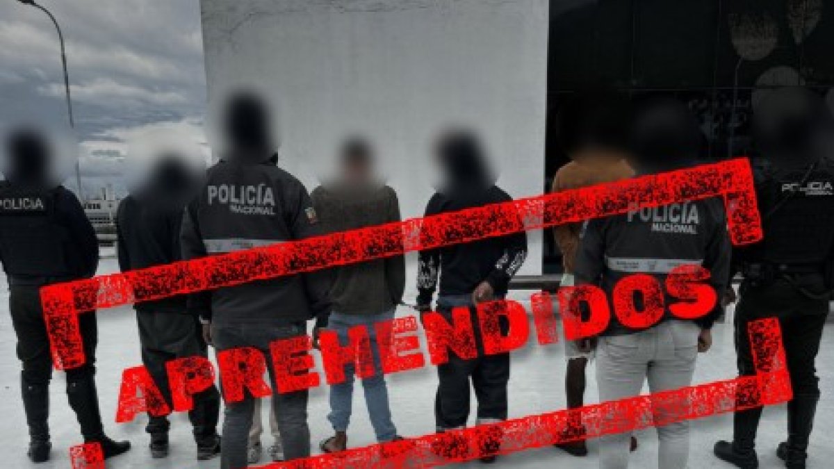 Entre los detenidos se encuentran tres ciudadanos extranjeros