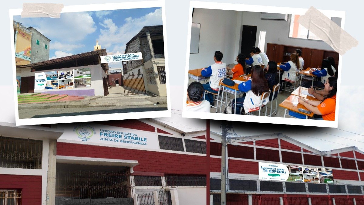 Al menos cinco planteles, entre ellos de Guayaquil, Playas y Nobol, son ahora administrados por la Junta de Beneficencia.