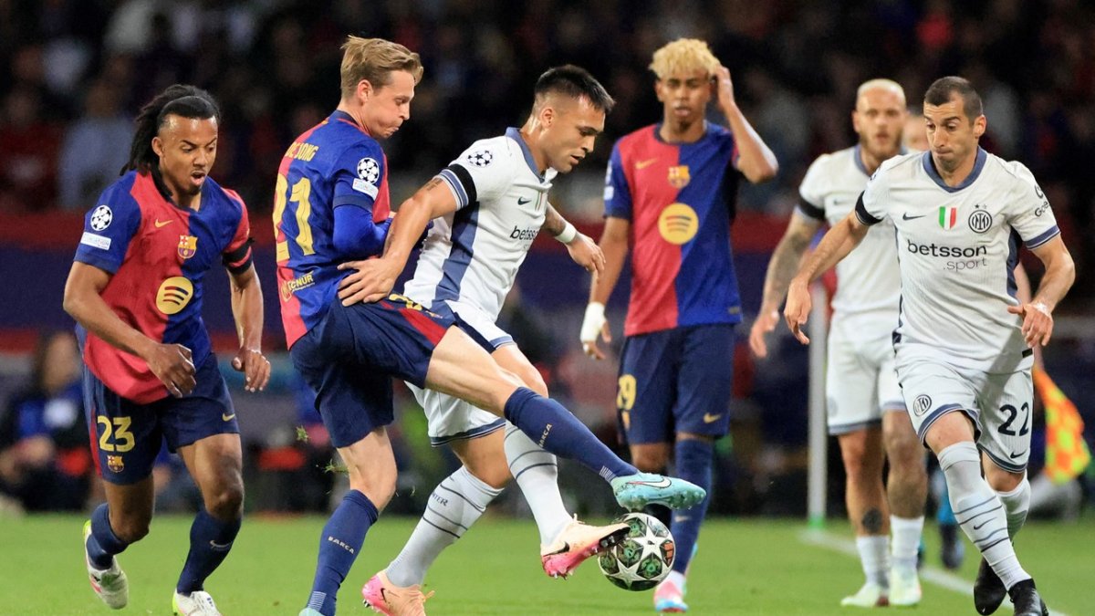 FC Barcelona e Inter de Milán igualaron 3-3 en el partido de ida de Champions League