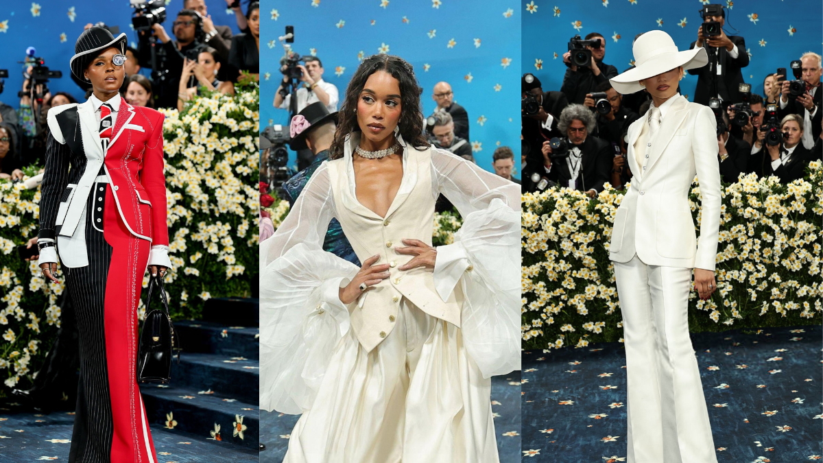 Janelle Monáe, Zendaya y Laura Harrier en la Met Gala 2025, deslumbrando con interpretaciones únicas