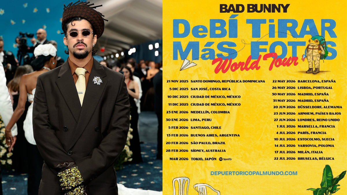 Bad Bunny enciende el mundo con su DeBÍ TiRAR MáS FOToS World Tour