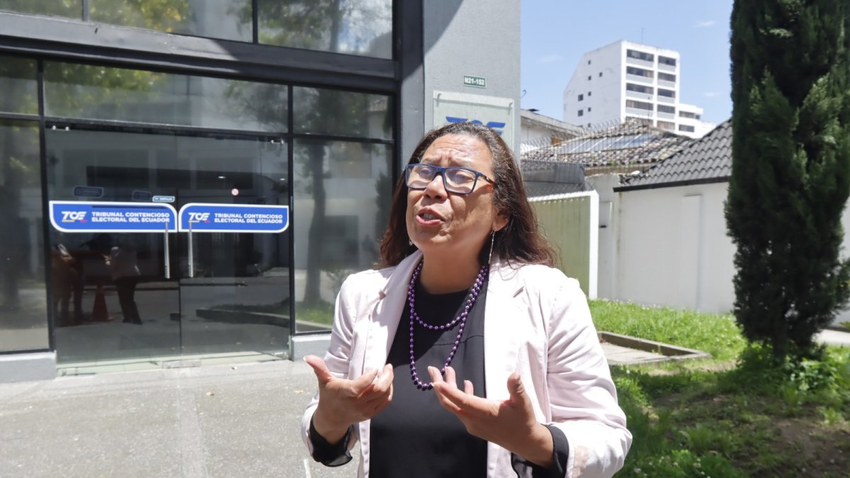 Thanya Herrera, del Consejo de Protección de Derechos del Distrito Metropolitano de Quito, denunció al alcalde Pabel Muñoz por presunta violencia política de género.