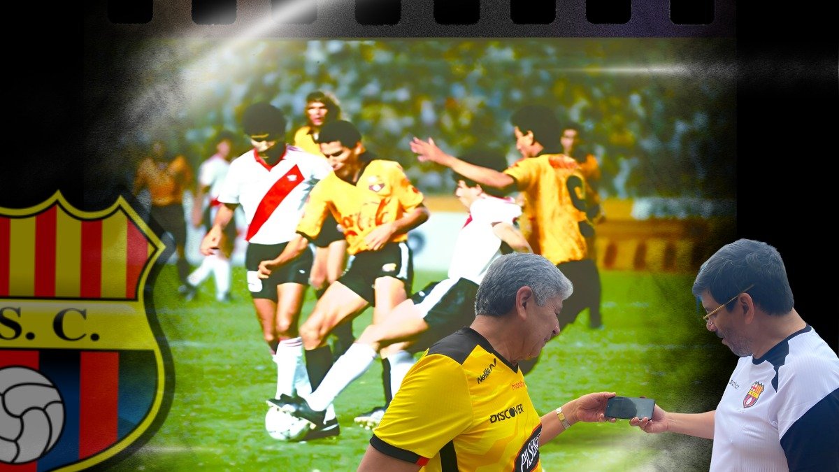 Gustavo Nivelo y Pepe Caballero hinchas de Barcelona y el recuerdo del partido de1990.