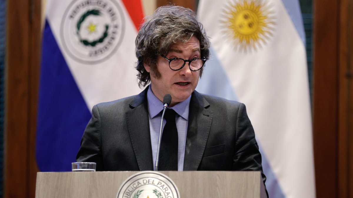 El presidente de Argentina, Javier Milei.