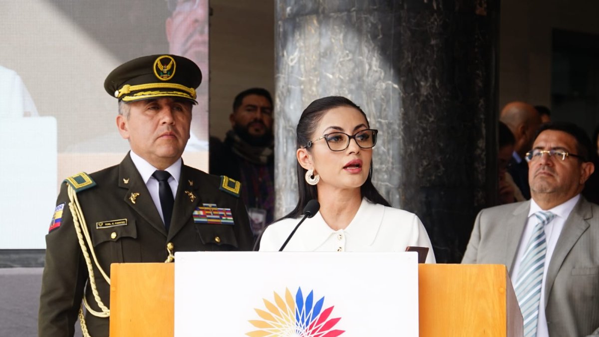 Viviana Veloz durante su discurso final como presidenta de la Asamblea Nacional, este 7 de mayo de 2025.