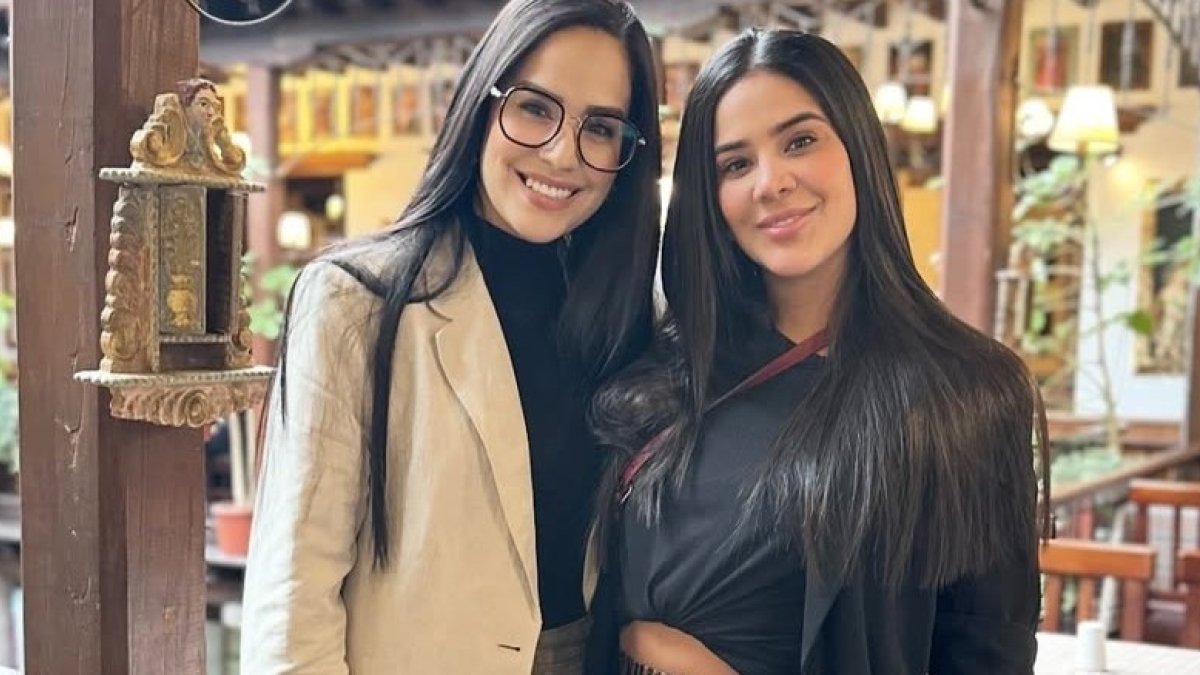 Iesmín con Michela.