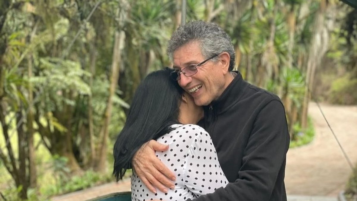 Nerio David y su esposa.