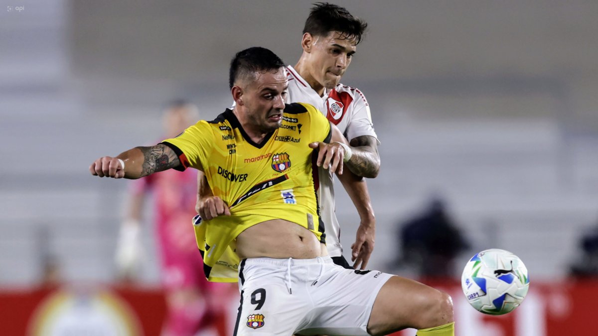 Barcelona SC y River Plate empataron sin goles en la segunda fecha del grupo B.