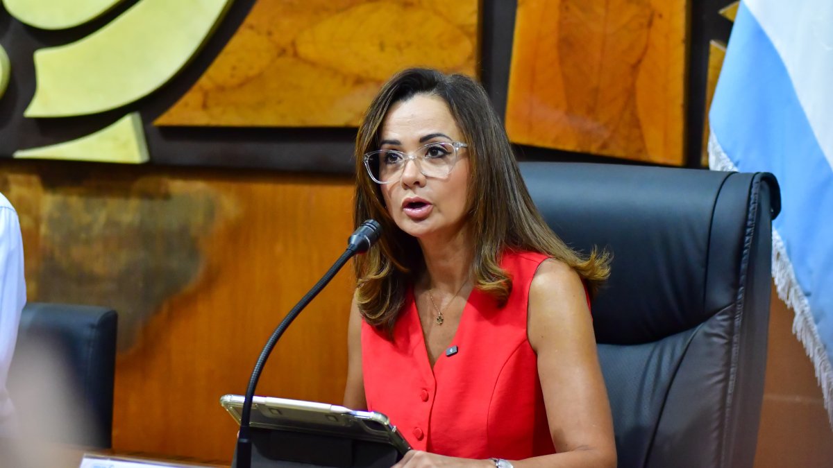 La prefecta convocó a una rueda de prensa para anunciar la medida.