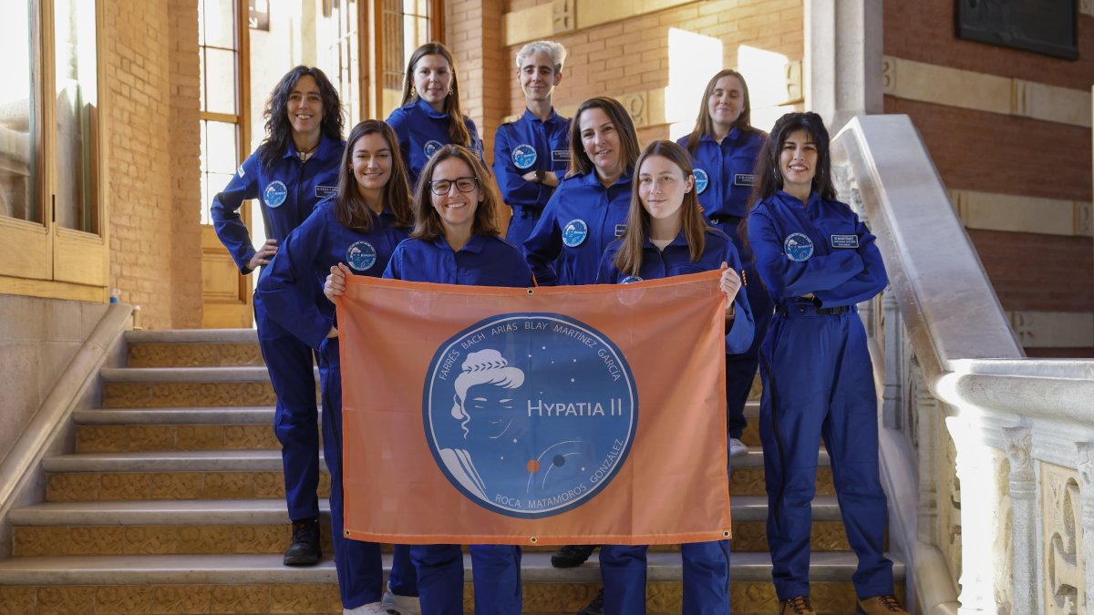 Imagen de archivo de las mujeres astronautas del proyecto Hypatia II.