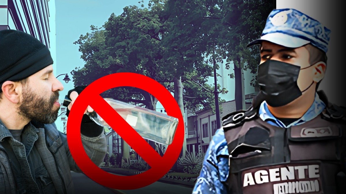 Consumir alcohol en la vía pública puede acarrear sanciones legales, incluyendo multas.