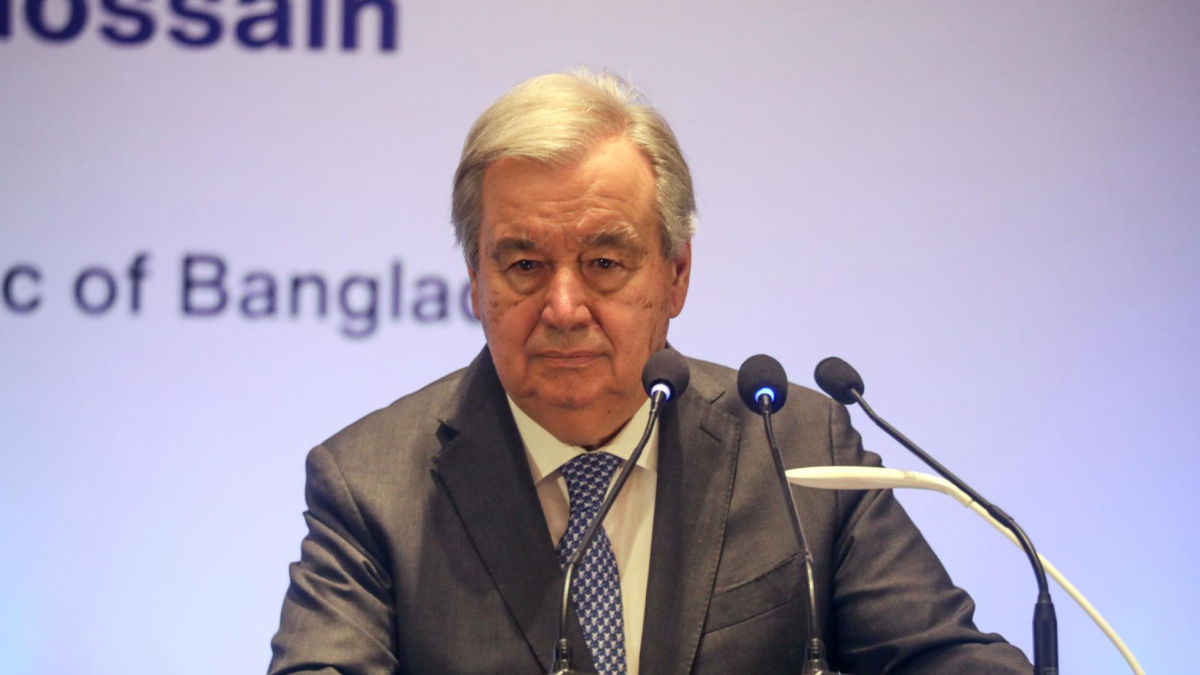El secretario general de la ONU, António Guterres