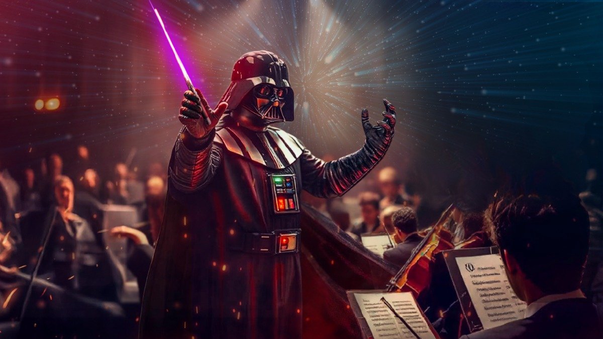 Imagen promocional del show 'Star wars: concierto inmersivo', de la Orquesta Sinfónica Nacional del Ecuador, en La Casa de la Música, en Quito.