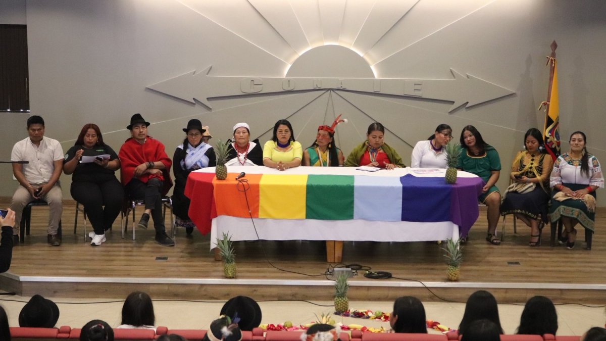 La Conaie está conformada por sus estructuras de la Sierra, Costa y Amazonía.