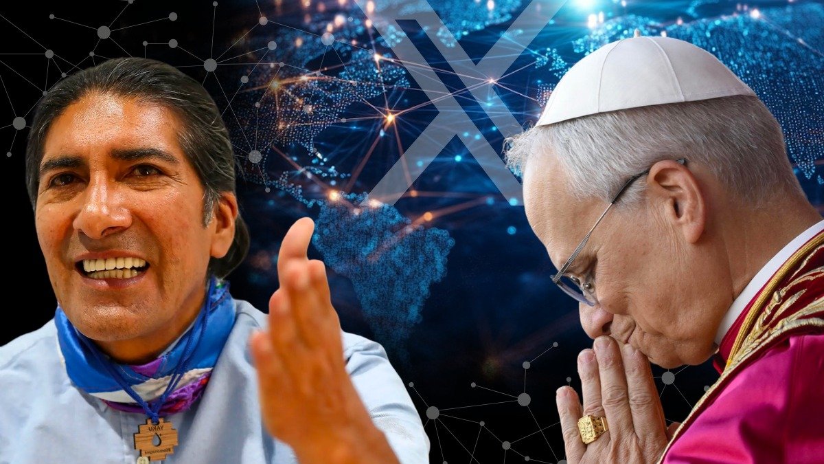 Yaku Pérez realizó una publicación en X cuando se anunció que se había decidido quién sería el nuevo papa. Huno críticas ante su comentario.