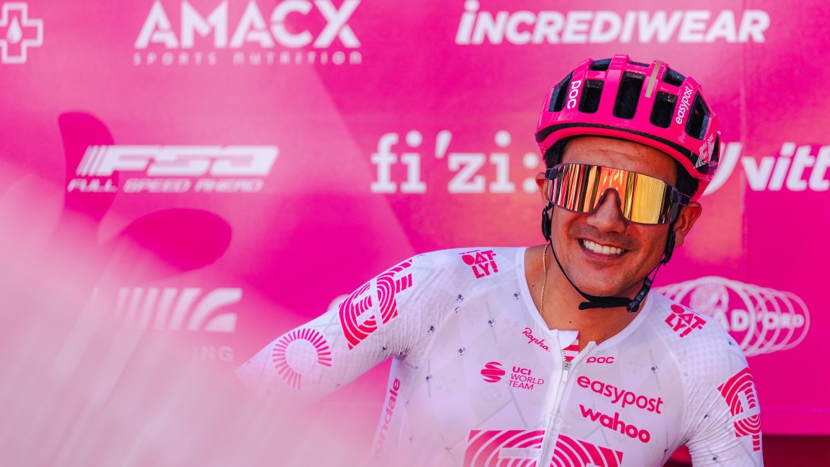 Richard Carapaz es el líder del EF Education-EasyPost.