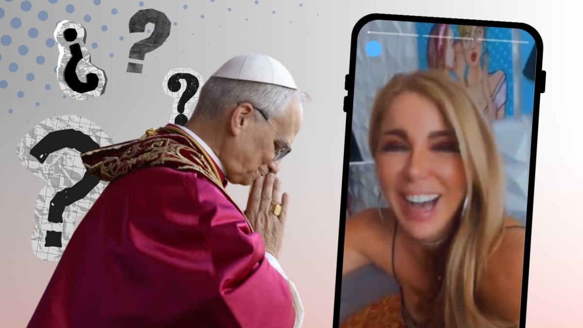 León XIV y Mariela Viteri