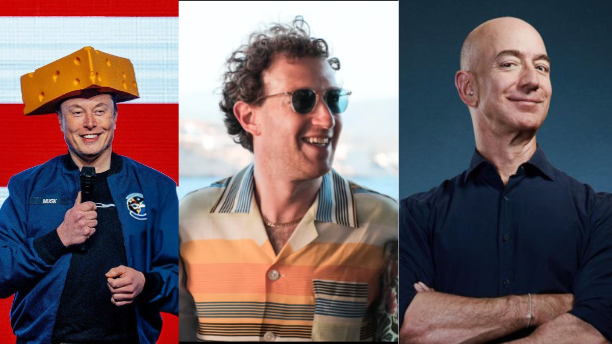 Elon Musk, Mark Zuckerberg y Jeff Bezos lideran el ranking