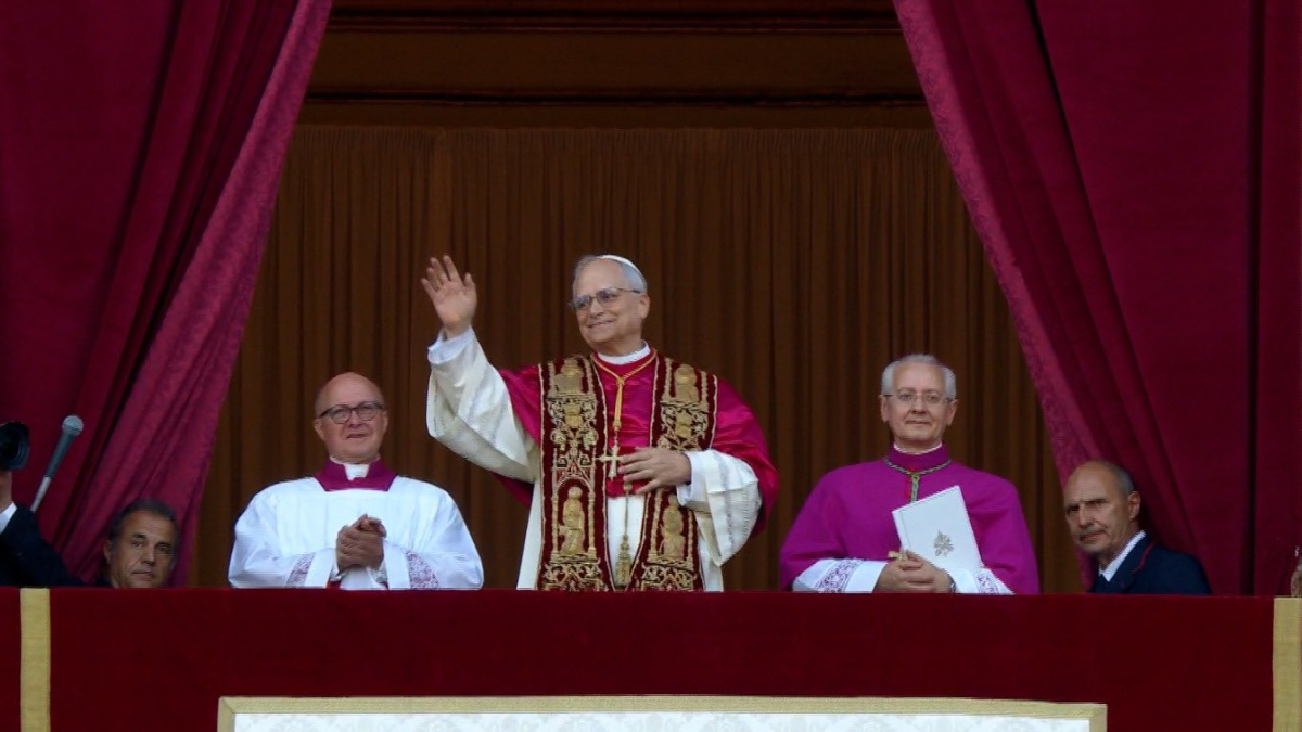 El recientemente electo papa León XIV.