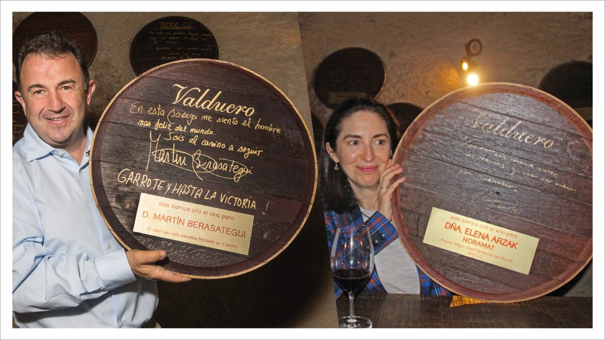 Las dos familias de mayor linaje gastronómico, Arzak y Berasategui, eligen La Tenada de Valduero, distinguido entre los '10 Best European Clubs'.