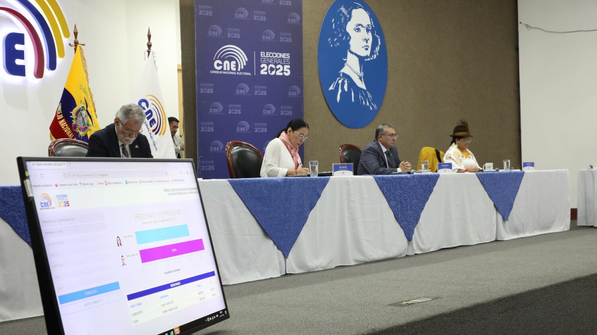 El Pleno del CNE proclamó los resultados de la segunda vuelta del 13 de abril.