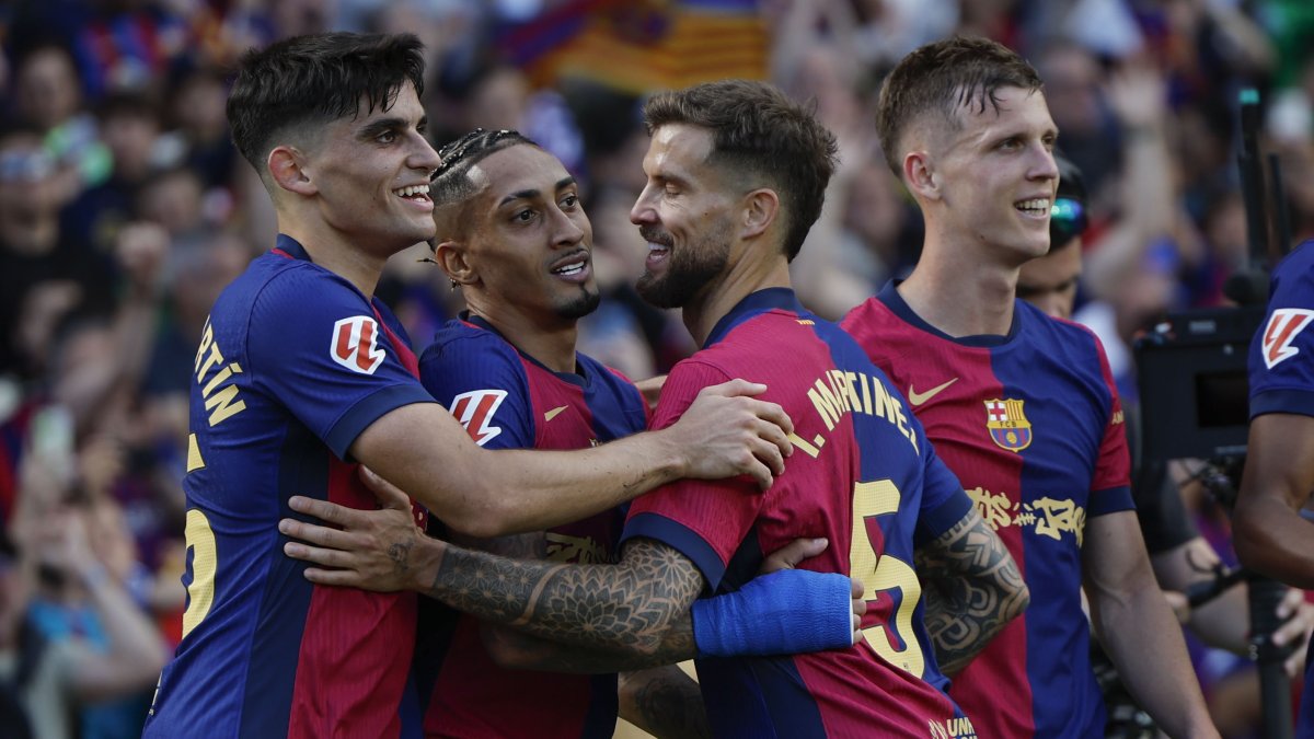 Raphinha hizo un doblete para Barcelona FC ante el Real Madrid.