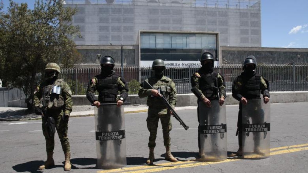 Con la muerte cruzada decretada por Guillermo Lasso, la Asamblea fue disuelta en 2023.