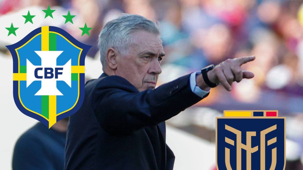 Carlo Ancelotti debutará con Brasil visitando a Ecuador.