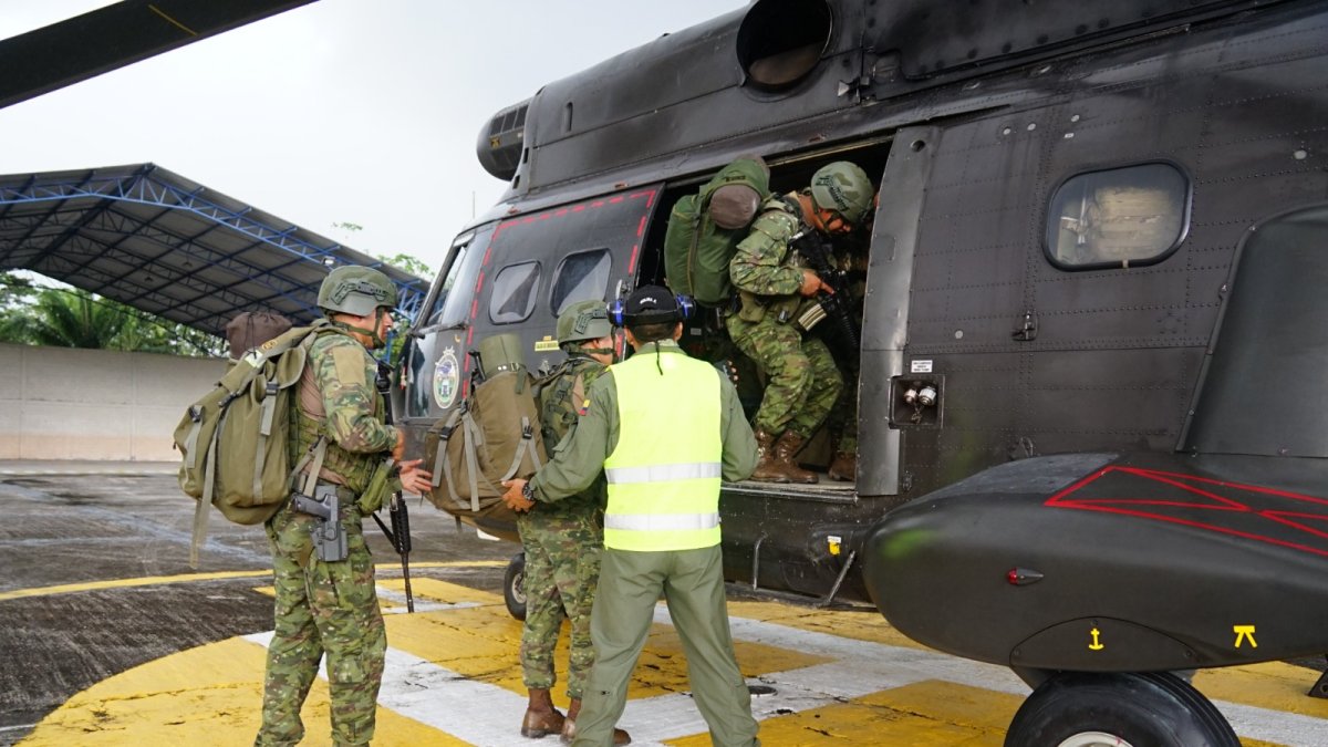 Operativos en frontera colombo-ecuatoriana.