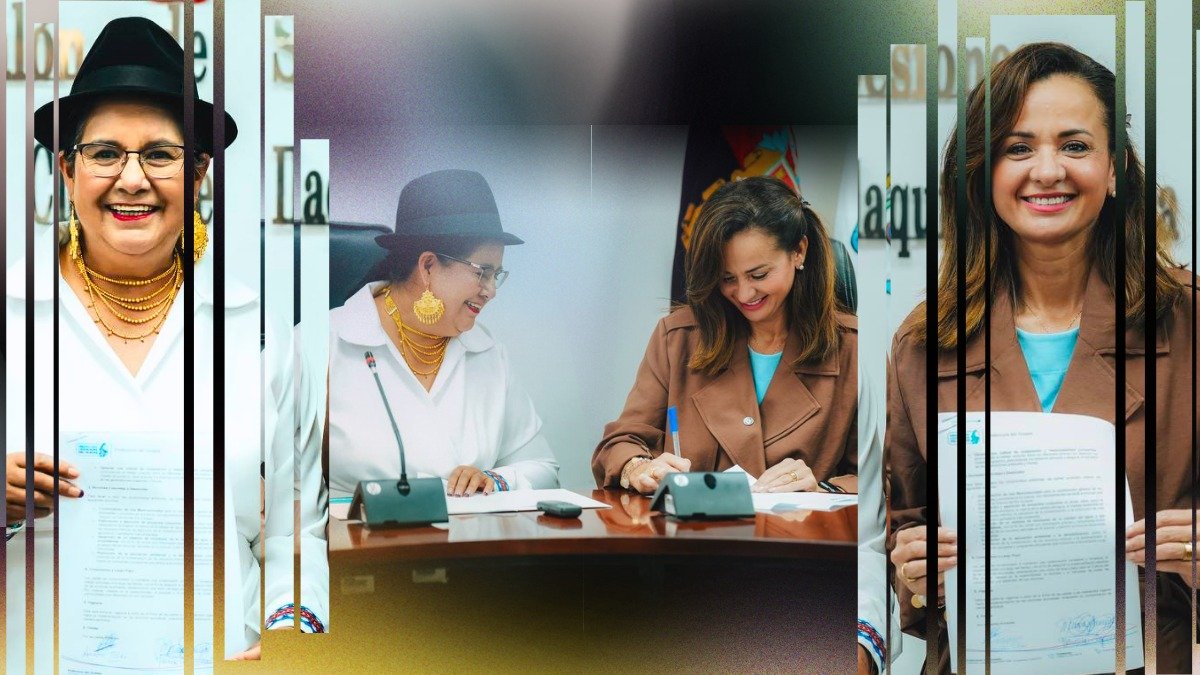 Las prefectas durante su encuentro.