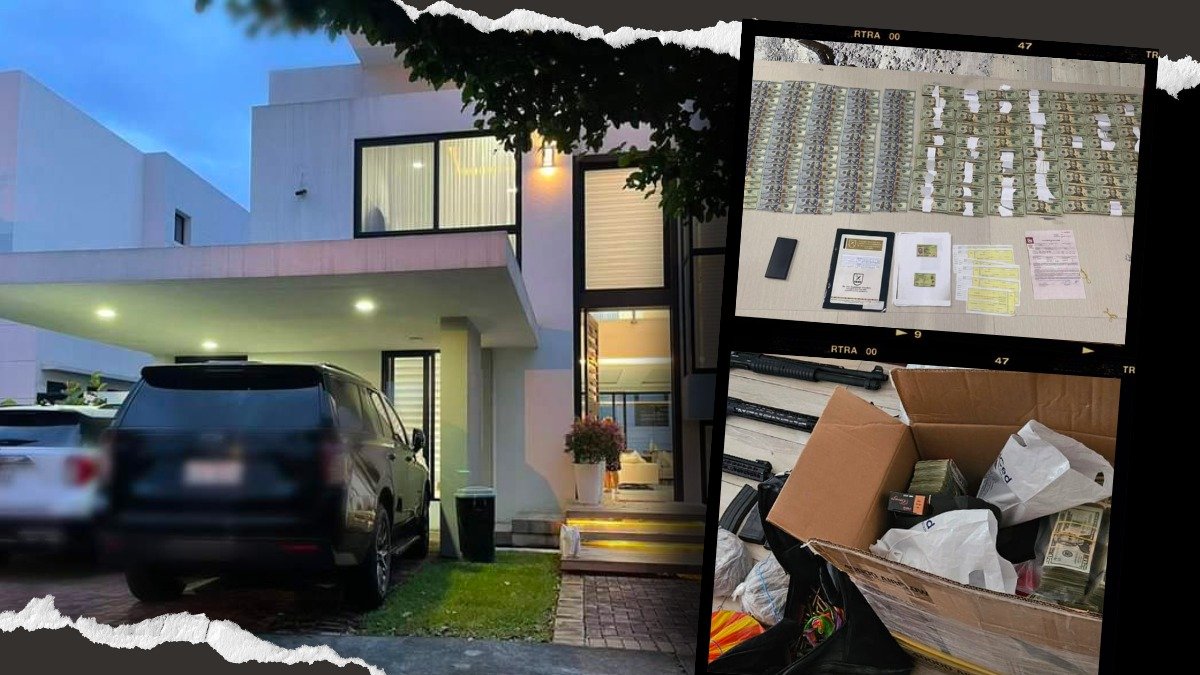 Las evidencias del caso Jaguar incluyen más de 700.000 dólares en efectivo y armas.