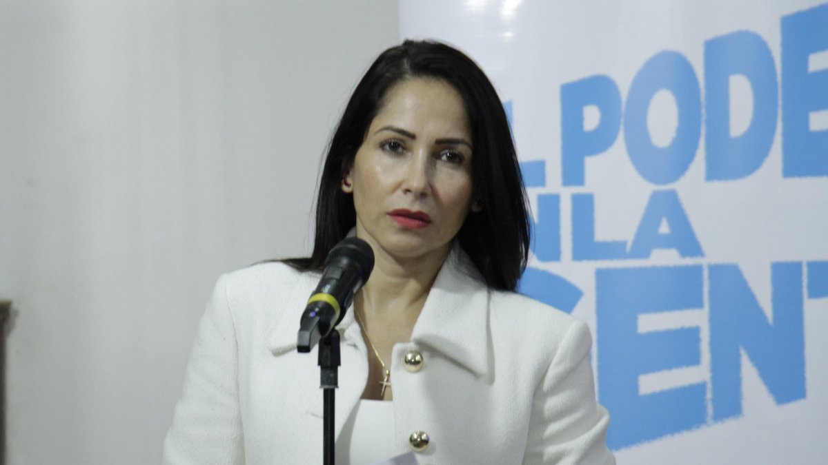 La excandidata presidencial del correísmo, Luisa González.