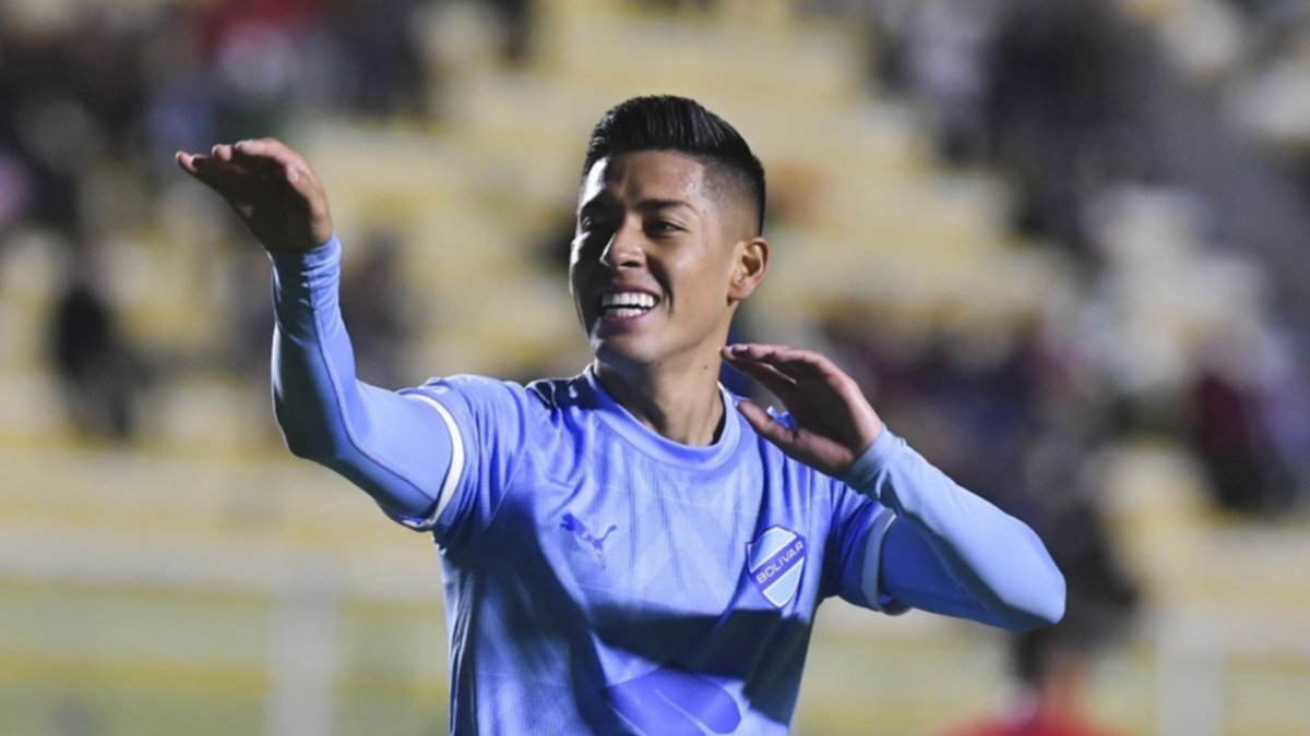 Ramiro Vaca, de 25 años de edad, jugador del Bolívar que dio positivo doping.