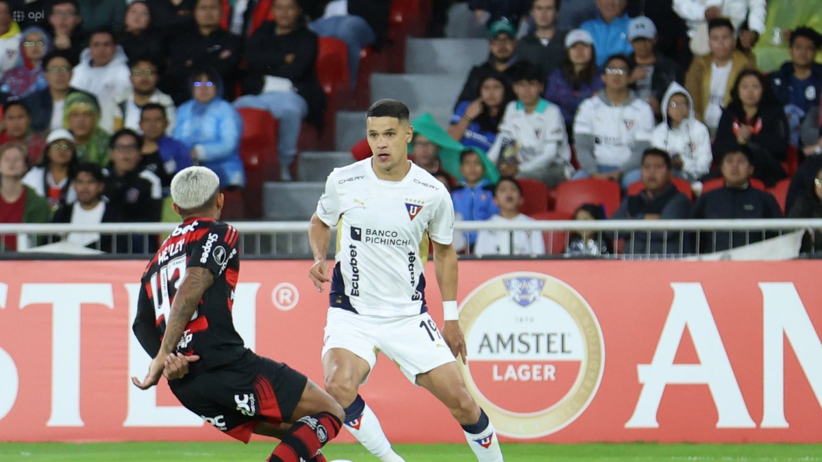 Liga de Quito y Flamengo igualaron sin goles en Quito, por la tercera fecha del grupo C.