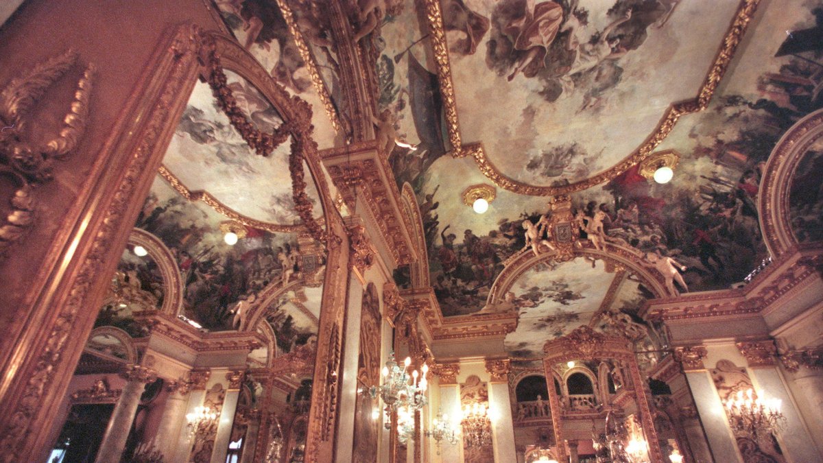 Salón de baile, barroco-rococó, en el piso principal. Museo del Marqués de Cerralbo.