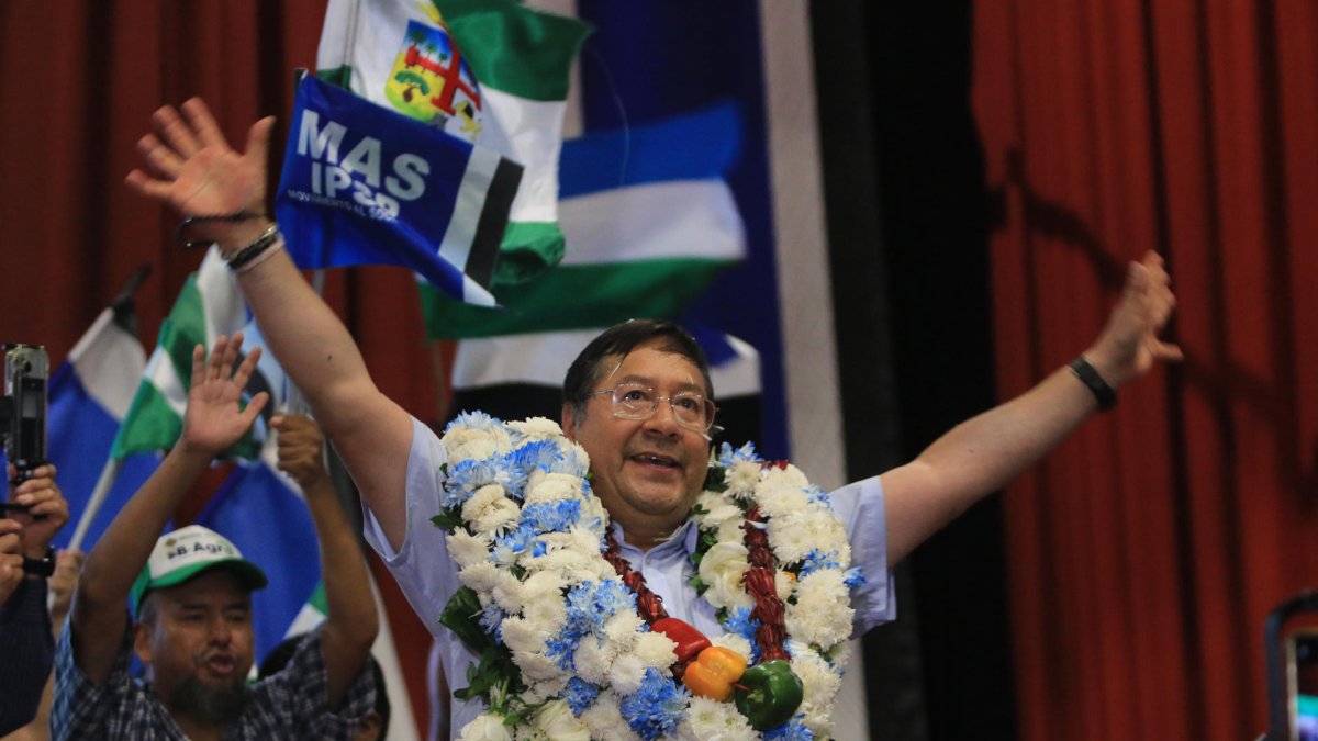 Fotografía de archivo del presidente de Bolivia, Luis Arce.