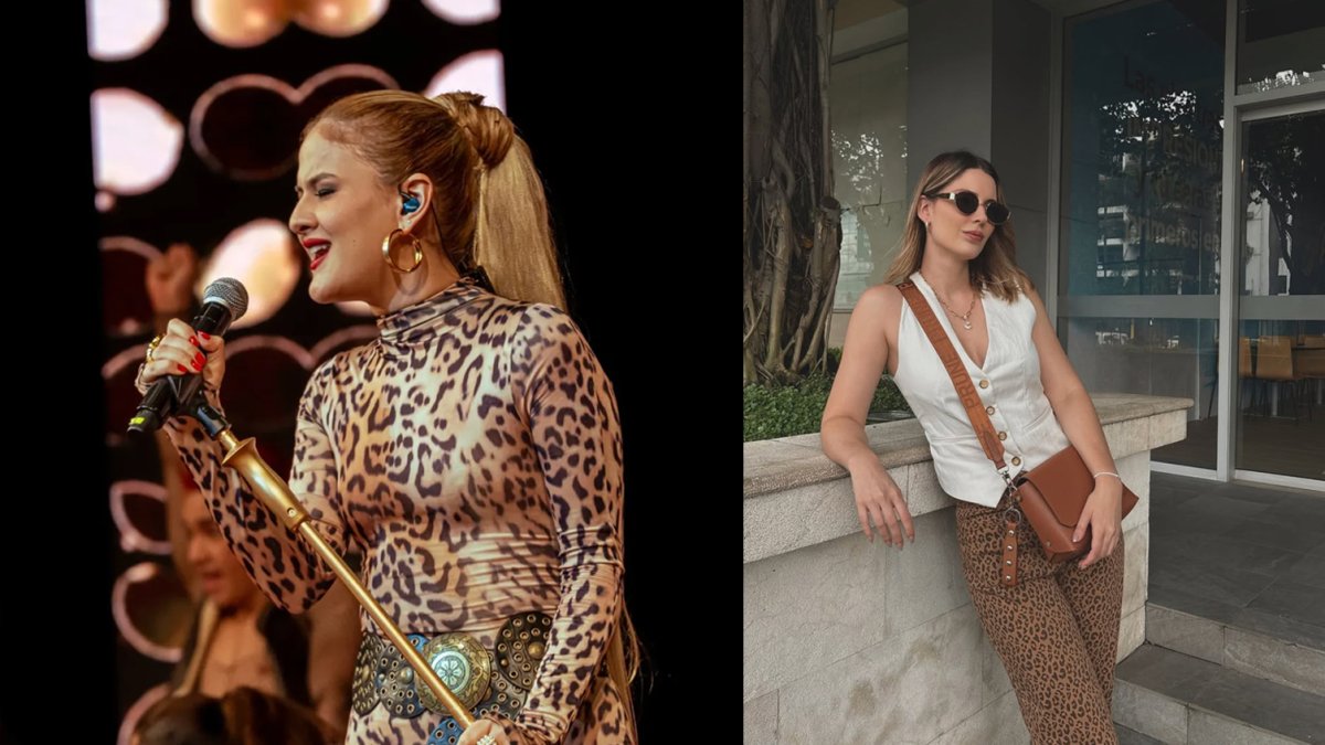 Mar Rendón y Cristina Hidalgo lucen animal print.