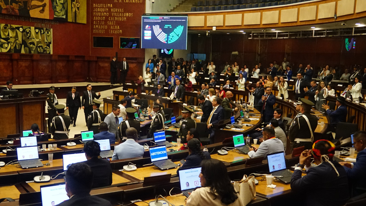 El correísmo no logró un solo espacio de participación entre las autoridades de la Asamblea.