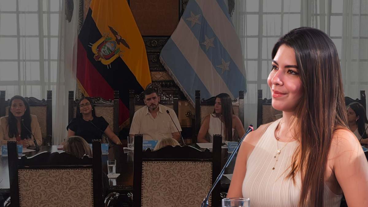 Tatiana Coronel, nueva vicealcaldesa de Guayaquil.