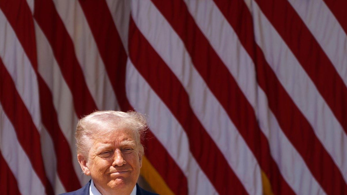 El presidente de EE.UU. Donald Trump en Washington.