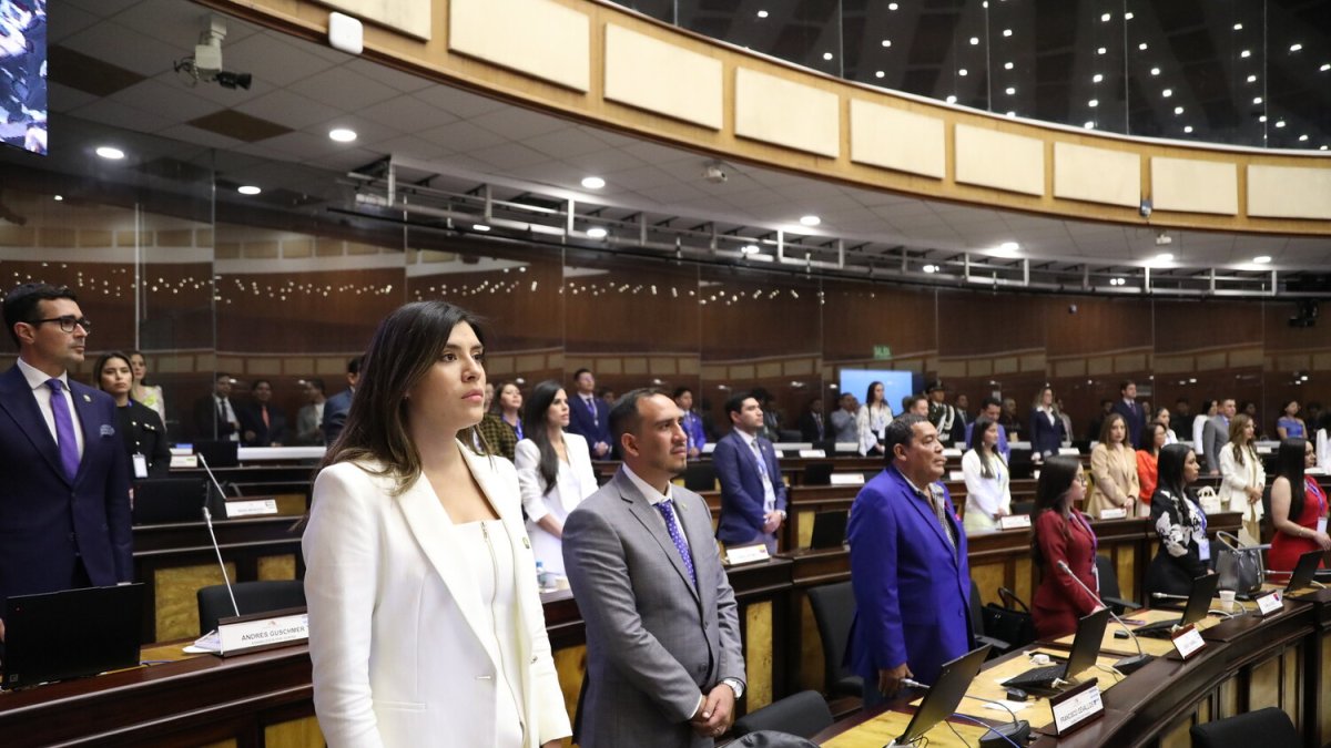 Valentina Centeno, jefe de bloque de ADN, habló de la conformación de las comisiones este 16 de mayo de 2025.