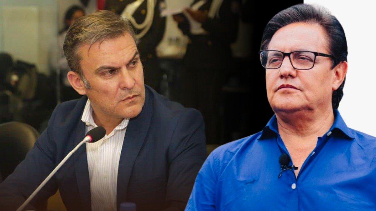 José Serrano, exministro del Interior, niega alguna participación en el crimen de Fernando Villavicencio.