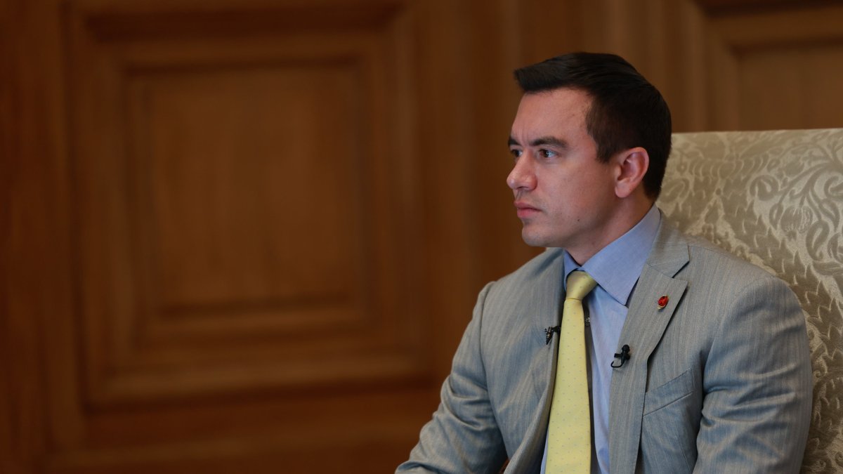 El presidente Daniel Noboa arrancará su nuevo periodo el 24 de mayo de 2025.