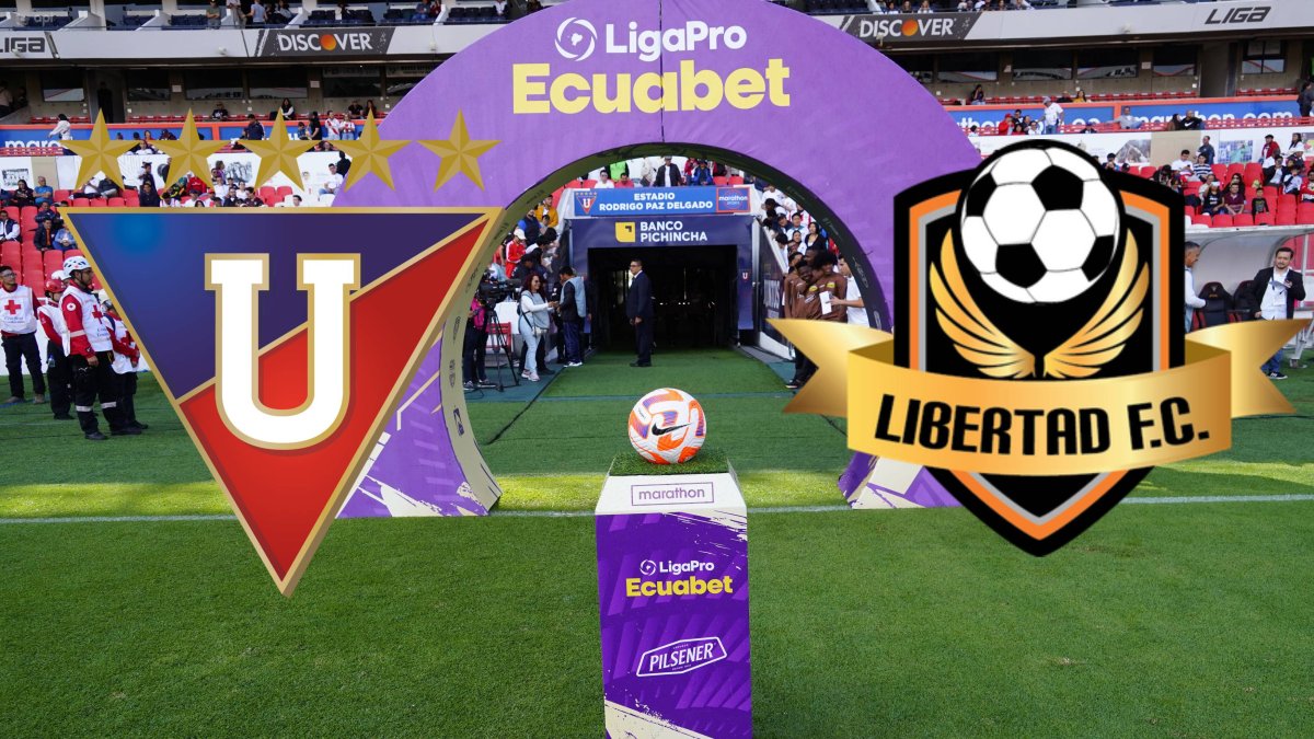 Liga de Quito enfrentará a Libertad en el estadio Rodrigo Paz.