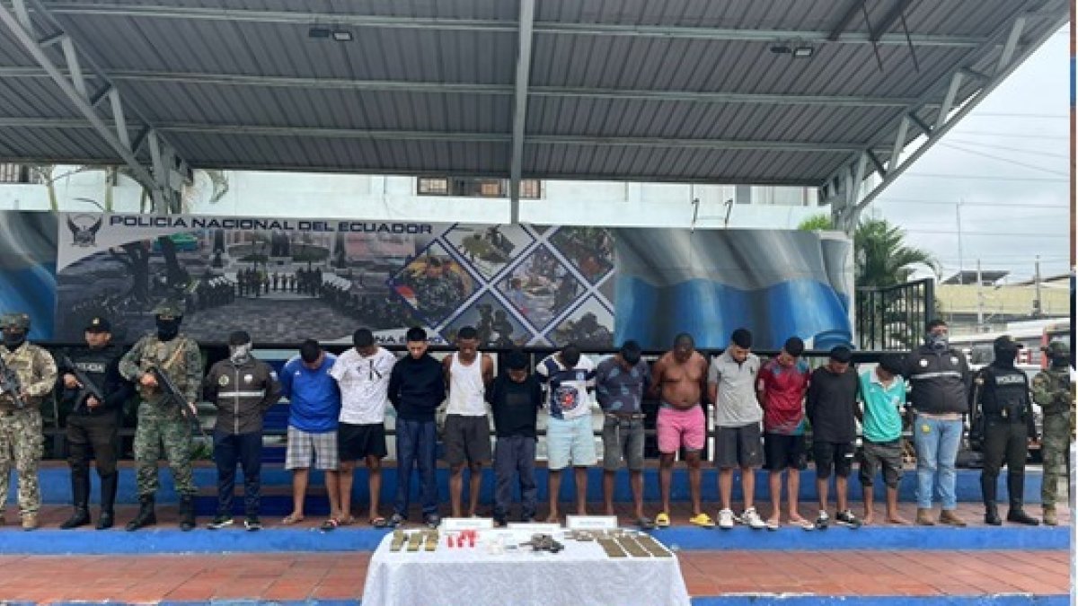 Las Fuerzas Armadas del Ecuador ejecutaron un operativo en el sector Las Cañas, del distrito Nueva Prosperina