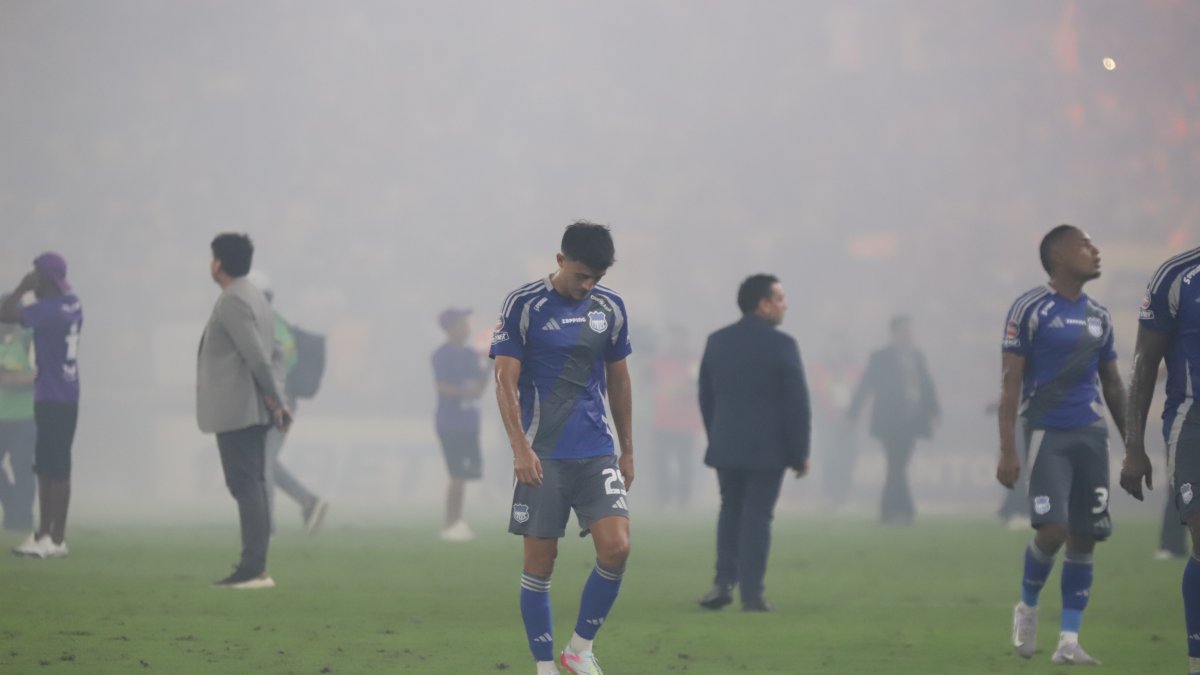 El lamento se reflejó en la plantilla azul tras perder 2-0 ante Barcelona SC en el Monumental.